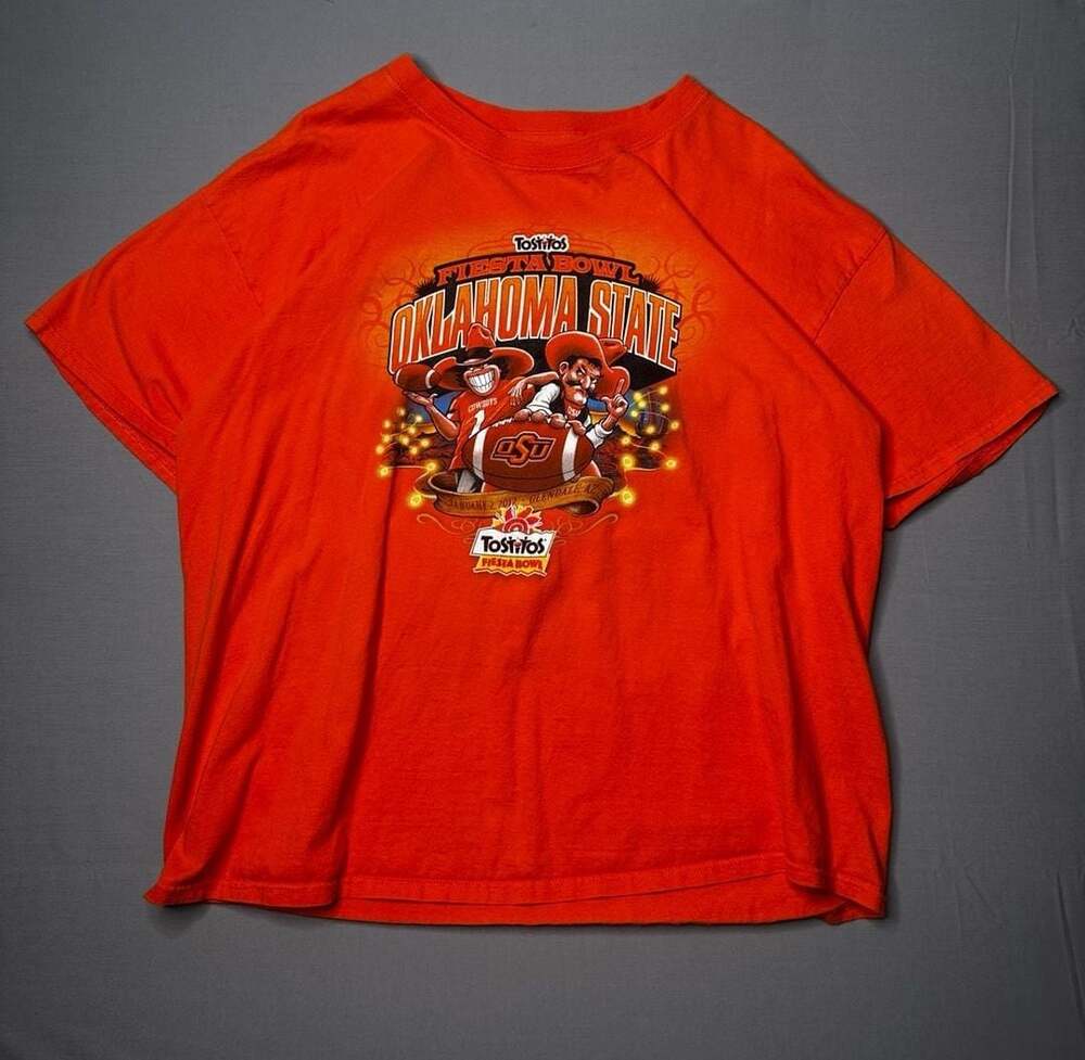 Hanes Beefy-T Oklahoma State Cowboys 2012 Tostitos Fiesta Bowl Eskimo Joe's T-Sh